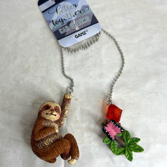 Ganz Better Together Car Charm Sloth and Branch - Picture 1 of 6